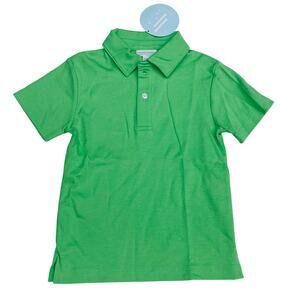 NWT Little English 3T Green Polo